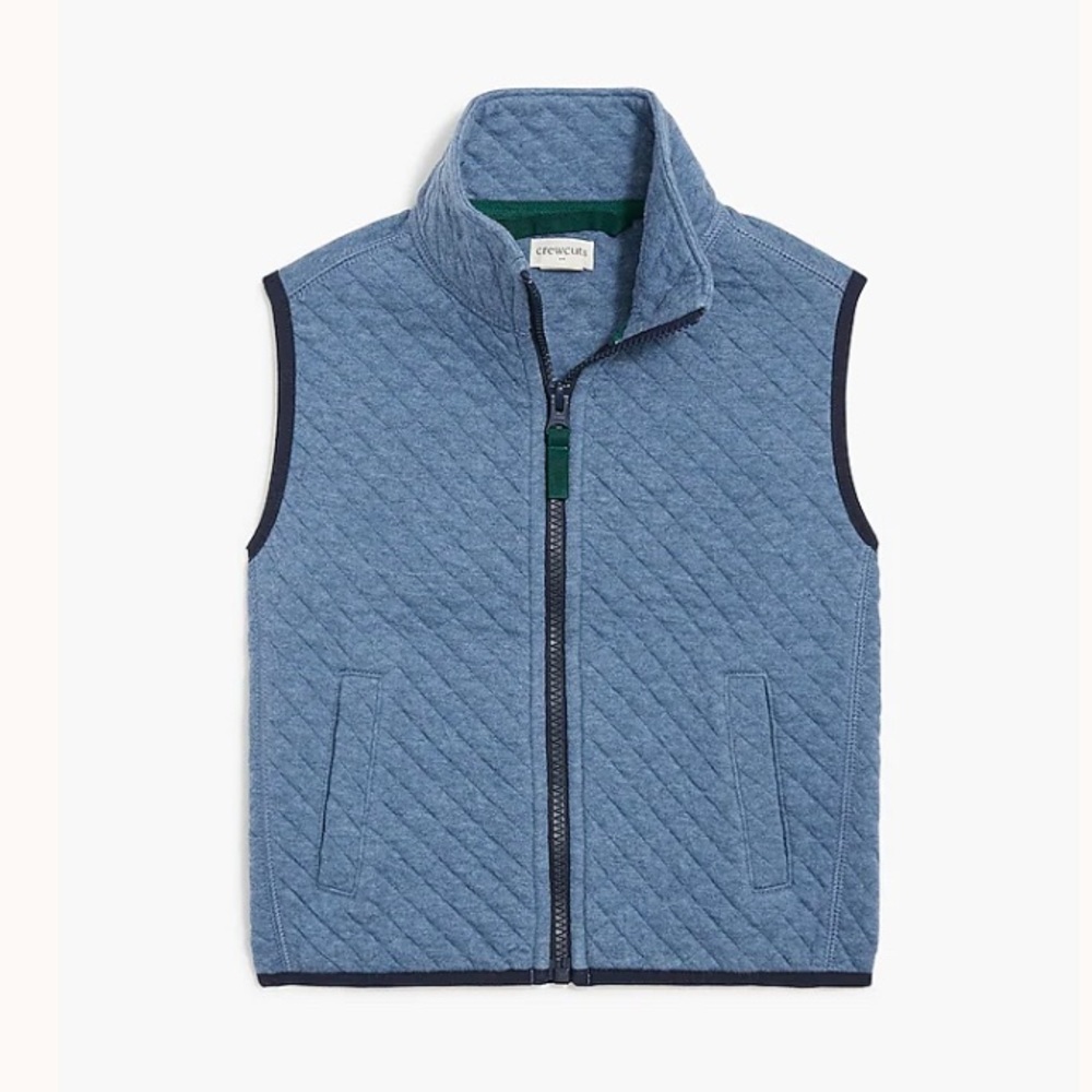 J. Crew Boys' diamond-quilted vest